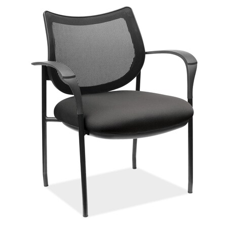 Officesource Carson Collection Guest Arm Chair with Black Frame 18929FBK